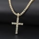 thumbnail image 2 of Cadenas con Dije de Cruz SacredDiamon08 3Pzas Oro Collar Cruz Dije 2.7x5cm Metal., 2 of 3