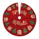 thumbnail image 2 of Fiudx Decoración del hogar Adornos navideños Falda para árbol de Navidad de 80 cm Falda para árbol estampada Decoración para árbol de Navidad para el hogar, 2 of 7