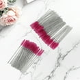 thumbnail image 4 of Unique Bargains 100 Pcs Portable Eyelash Brush for Vacation Rose Red Black Faux Crystal Rob Nylon, 4 of 5