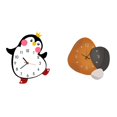 thumbnail image 1 of Reloj de pared,Reloj de pared silencioso y decorativo que no hace tictac,Reloj de pared,Reloj de pared moderno Reloj decorativo Reloj de pared,Reloj silencioso de madera,adorno artístico, 1 of 8