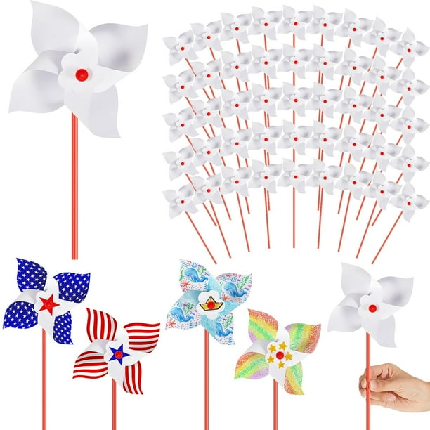Molinillos de papel DIY Simgoing, 200 unidades, para kits de manualidades para niños