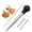 Black, variant on Turkey Baster Set Stainless Steel Injector Needle Cleaning Brush Silicone Bulb Pump for Roasting Poultry Beef Marinade Flavor Infuser Kitchen Tool,Black