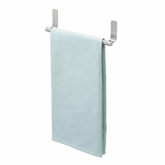 Idesign 82700 Forma Self-Adhesive Towel Bar Holder For Bathroom, Kitchen Walls,