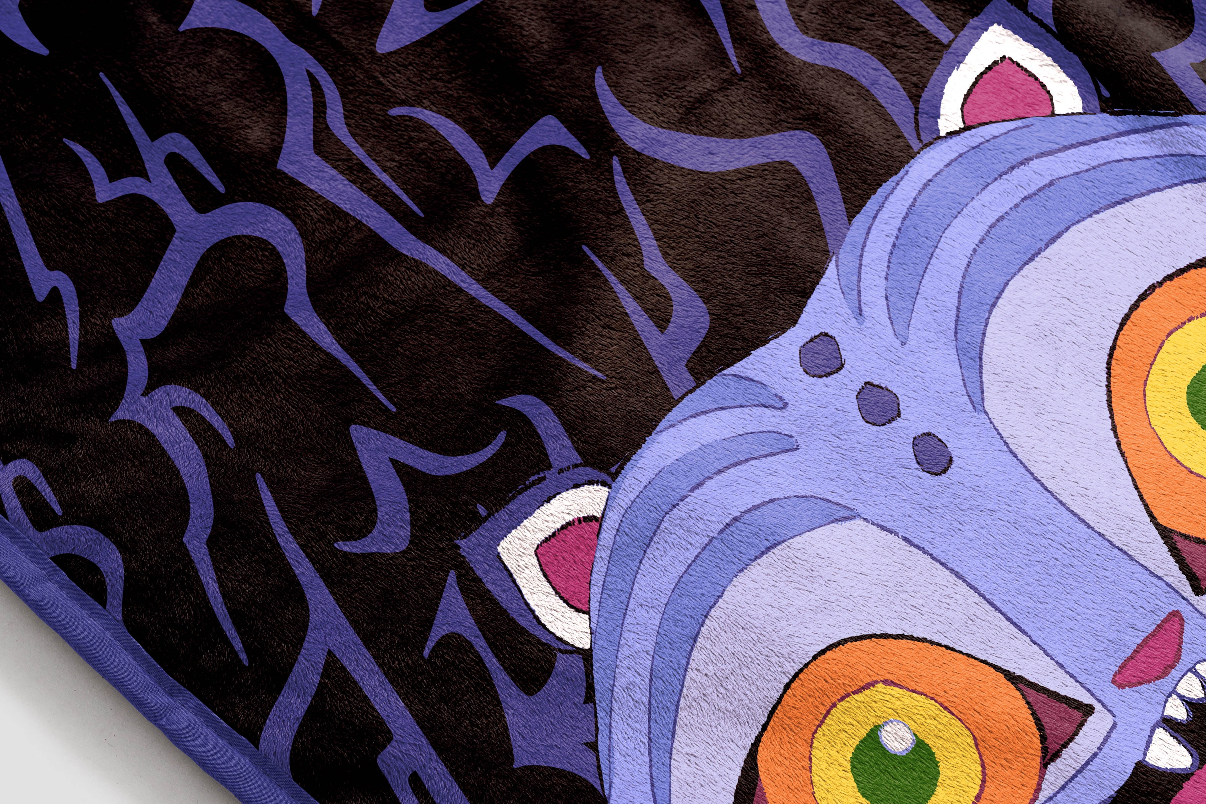 KPOP Demon Hunters Derpy Peaking Silk Touch Throw Blanket, 46x60