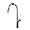thumbnail image 2 of DAX Brass Single Handle Pull Out Kitchen Faucet, Matt Black, 2 of 3