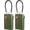 Green, variant on TSA Approved Luggage Lock | Inspection , 4-Digit Combination, Durable Zinc Alloy | for Suitcases, Backpacks, Travel Bags | Black, 1-Pack
