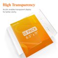 thumbnail image 5 of Lifewit 8.5x11 Sign Holder, 12 Pack Clear L-Shape Stand, Plastic photo picture frame, Paper Flyer Menu Display Stand for Reception, Office, Store, Restaurant, Hotel, 5 of 9