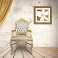 thumbnail image 3 of Burghardt, James 15x15 Gold Ornate Wood Framed with Double Matting Museum Art Print Titled - Peace Flowers II, 3 of 4