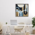 thumbnail image 3 of Stupell Industries Transitional Earthly Shapes & Arches Gray Floating Frame Canvas Art, 25 x 25, by Max Maxx, 3 of 8