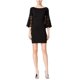 thumbnail image 1 of Vestido tubo bar III con mangas de encaje para mujer negro grande, 1 of 2