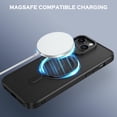 thumbnail image 6 of Case for iPhone 14 Pro,  Case [Compatible with Magsafe] with 360° Rotatable Ring Holder Invisible Stand Slim Translucent Men Women Shockproof Protective Phone Cover 6.1 Inch, Black, 6 of 17