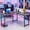 Gray, variant on edx 49 Inch L Shaped Desk - Computer Desk Corner Desks Gaming Desk PC Table with CPU Stand for Home Office Dorm Sturdy Writing Workstation, Black