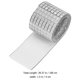 thumbnail image 2 of BESTYASH Adhesivo Decorativo Para Azulejos De Pared En Color Plata Ideal Para Hogar Y Oficina, 2 of 8