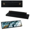 thumbnail image 2 of HemaKayy 4 Pack 3.6" Decorative Cabinet Knobs - ABS Glass Rectangle, Elegant Drawer Handles for Kitchen, Bathroom, Home Furniture Decor - Unique Marble Texture, 2 of 5