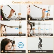7-in-1 Hair Dryer Brush Set with Diffuser & Concentrator - Professional Ionic Hot Air Styler with Auto-Wrap Curler for Straight, Wavy & Curly Hair, Includes Storage Case
