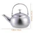 thumbnail image 3 of Stainless Steel Water Bottle Loose Tea Teapot Warmer Teakettle Teapot Infusers Boiling Teapot, 3 of 3