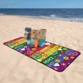 thumbnail image 6 of Cotton Bath Towels for Bathroom - Rainbow peace sign cute Microfiber Quick Dry Towels for Body Bath Sheets, Personalized Beach Towel, Soft Shower Towels for Travel Home Beach 27*55in, 6 of 7