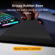 Glorious Gaming Mouse Pad GMP 2 - Extended XL Desk Mat - Spill-proof Mouse Pad, Optimised for Gaming Sensors, Balanced for Speed & Control, Edgeless Design - 610mm x 355mm x 3mm