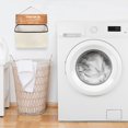 thumbnail image 4 of Home Textile Storage for Clothes Organization and Temporary Laundry Holding In Bedroom Bathroom Or Durable Polyester and Wood Design, 4 of 7