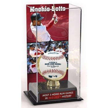 Mookie Betts Boston Red Sox Most 3HR Games in Sox History Sublimated Display Case with Image