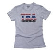 thumbnail image 1 of Thailand Equestrian - Olympic Games - Rio - Flag Women's Cotton Grey T-Shirt, 1 of 2