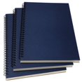 thumbnail image 1 of Yuree B5 Cuaderno En Espiral/Diario En Espiral Papel En Blanco Grueso Sin Rayas De 100 G/M² Y Cubierta De Papel Kraft Duro 65 Hojas (130 Páginas) Paquete De 3 10,5" X 7,2" Marrón/Azul/Gris, 1 of 5