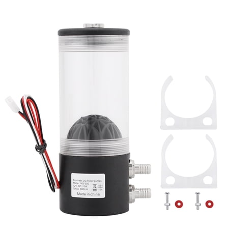 Pompe à Eau pour Bateaux RC 3 à 6 V, Pompe de Refroidissement à Eau 370 pour Bateau RC, Transfert Portable 73 Mm, Prise JR Abaisseur étanche en