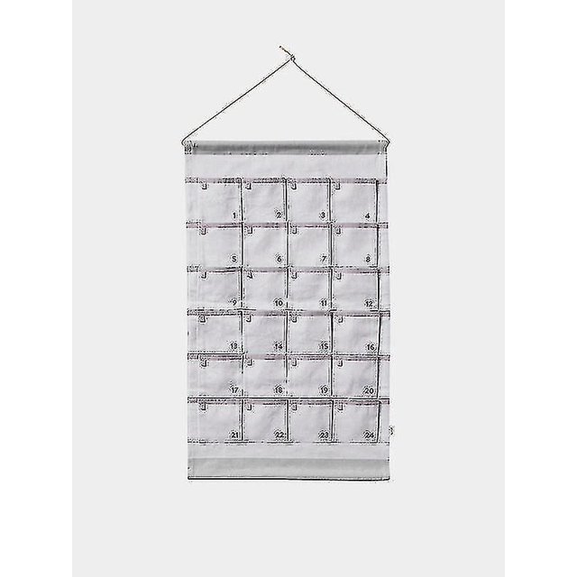 Calendrier de l'Avent Remplissable, Calendrier de Compte à Rebours avec 24 Poches pour Remplir Cadeau de Noël Réutilisable Han_Perfect Gift