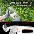 thumbnail image 7 of Litheli 20V 16'' Cordless Hedge Trimmer, Lightweight, With 2.5Ah Portable Battery, for Bush & Shrub Cutting, Trimming, Pruning, 7 of 7
