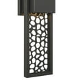 thumbnail image 5 of Possini Euro Design Miele 16" High Modern Outdoor Wall Light Fixture Mount Porch House LED Bulb Dark Sky Matte Black Metal, 5 of 10