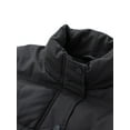 thumbnail image 2 of GGleaf Women's Plus Size Hooded Warm Winter Coat Quilted Thicken Puffer Jacket with Removable Hood Dark Grey 5X, 2 of 9