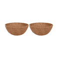 thumbnail image 1 of 2 Pcs Coconut Hanging Basket Liners 14 Inch  Sturdy  Liners for Planters Perfect Replacement   100% Natural, 1 of 8
