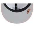 thumbnail image 5 of Men's New Era Black/Orange San Francisco Giants 2025 MLB Clubhouse 59FIFTY Fitted Hat, 5 of 6