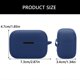 thumbnail image 3 of Earbud Cover Shockproof Case Skin Antiscratch Guard Washable Soft Housing Shell Damage Prevention Suitable for AeroClip darkblue, 3 of 4