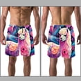 thumbnail image 3 of luoweisi Men's Beach Shorts Quick Dry Swim Trunks with Mesh Lining Alpaca 2XL, 3 of 5