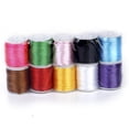 thumbnail image 3 of 10 Colors Nylon Cord String Beading Jewelry Making 6/4m Thread Colorful 2mm Length 4m, 3 of 8