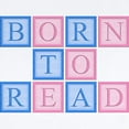 thumbnail image 2 of CafePress - Born To Read Blocks Infant Bodysuit - Baby Light Bodysuit, Size Newborn - 24 Months, 2 of 4