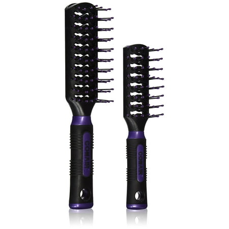 Professional Hair Brush Set- Colors May Vary, Vented brushes designed for blow dry styling By