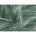 thumbnail image 3 of Ambesonne Jungle Leaves Quilted Bedspread Set 3 Pcs, Botany Feels Leaves, King, Fern Green Jade Green, 3 of 4
