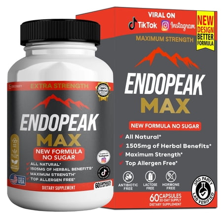 GreenVify Endo Peak Max – Daily & Performance Lifestyle Support Supplement, Adult Nutritional Formula