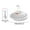 C, variant on Ohmyroo White Rechargeable LED Emergency Light Portable ABS Plastic Tent Lamp for Family Home Power Outage Outdoor Camping Night Tools