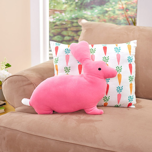Sets of 2 Novelty Throw Pillows-Bunny - Walmart.com - Walmart.com