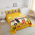 thumbnail image 4 of Erosebridal Happy Camping Bedding Toddler Comforter Set, RV Camper Down Comforter, Cartoon Camp Decor, Reversible 2 Pieces, 4 of 8
