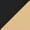 Gold; Black, variant on Furniture of America Gaius Glam Wood 80" Rectangle Dining Table with O-Shaped Stainless Steel Trestle Base, Black and Silver