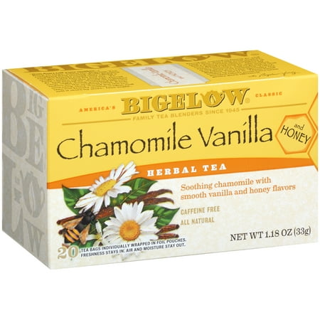 (3 Boxes) BigelowÂ® Herbal Tea Chamomile Vanilla and Honey Tea Bags 1.18 oz. (Best Chamomile Tea In India)