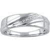 Diamond Accent Sterling Silver Men's Ring