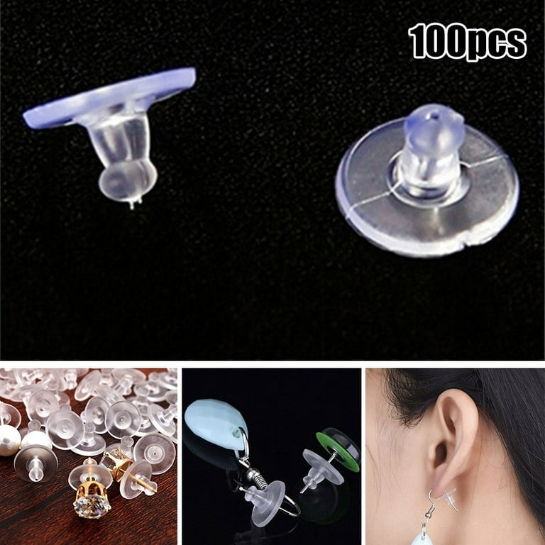 Fule 100 pcs plastic unknown flying object ear plugs non-slip