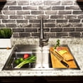 thumbnail image 2 of AKDY 30"x22"x9" Top Mount Handmade Stainless Steel Kitchen Sink, 2 of 8