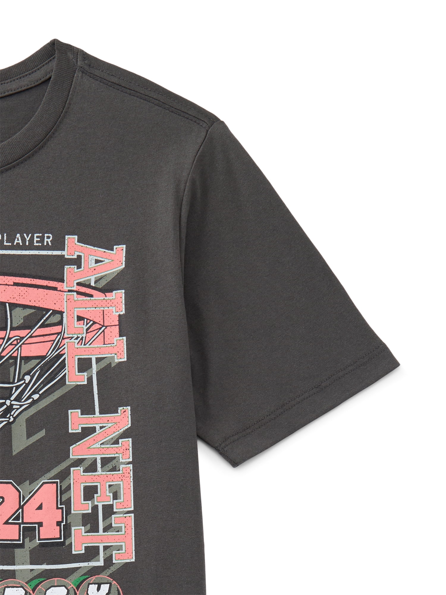 Wonder Nation, Boys' & Big Boys' Graphic Tee, All Net All Day, Sizes 4-18