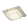 thumbnail image 3 of LiviNest 8 Inch Square Flush Mount Ceiling Light: Modern Chrome LED Fixture with 3 Color Temperatures - Compact Design for Small Spaces & Easy Installation in Apartments, 3 of 6